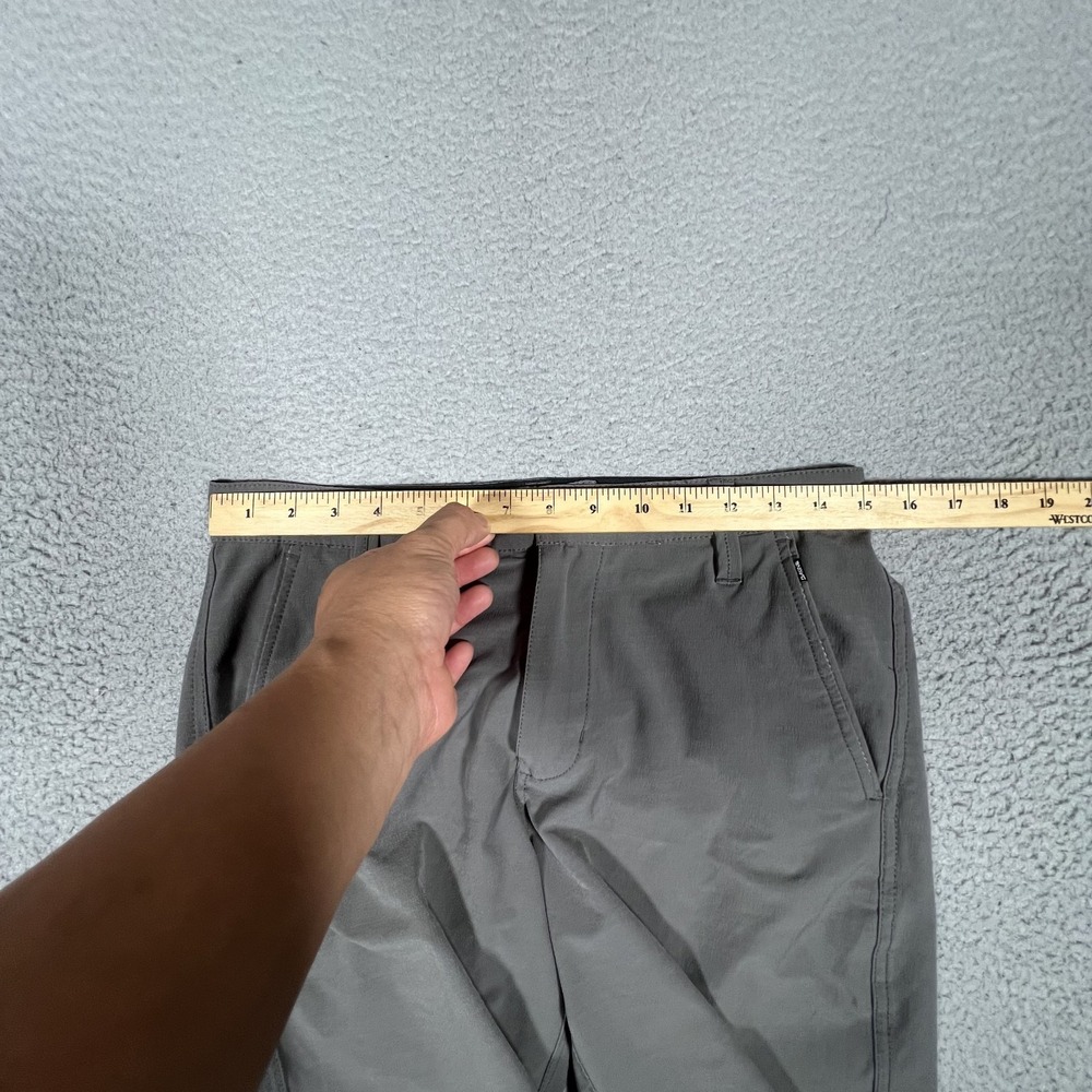 Dakine Shorts Mens 29 Gray Amphibian Hybrid Chino Quick Dry Casual Preppy Logo - Picture 5 of 14